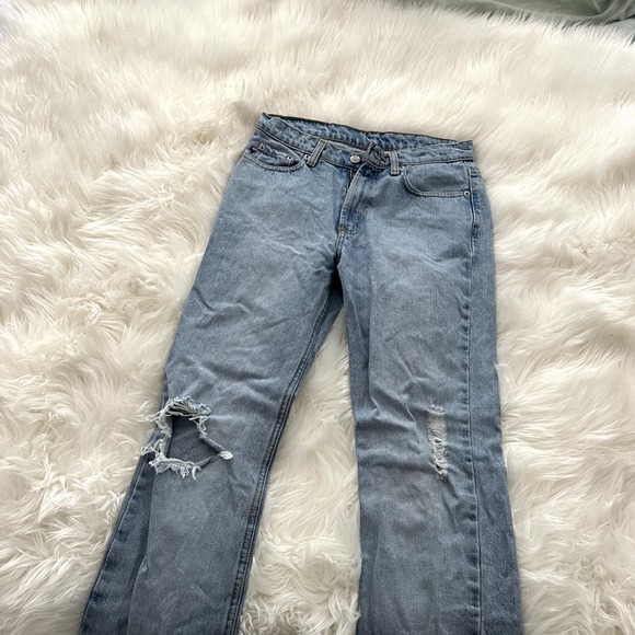 Vintage Polo Ralph Lauren Saturday Jean 4 x 29 Light Wash Blue Denim - Picture 4 of 8